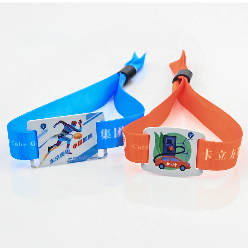 rfid织唛腕带_nfc小卡标签_活动专用腕带2